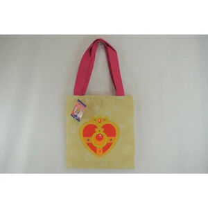 Sailor Moon Canvas Toe Shoulder Bag Naoko Takeuchi Toei Animation Heart Logo NWT